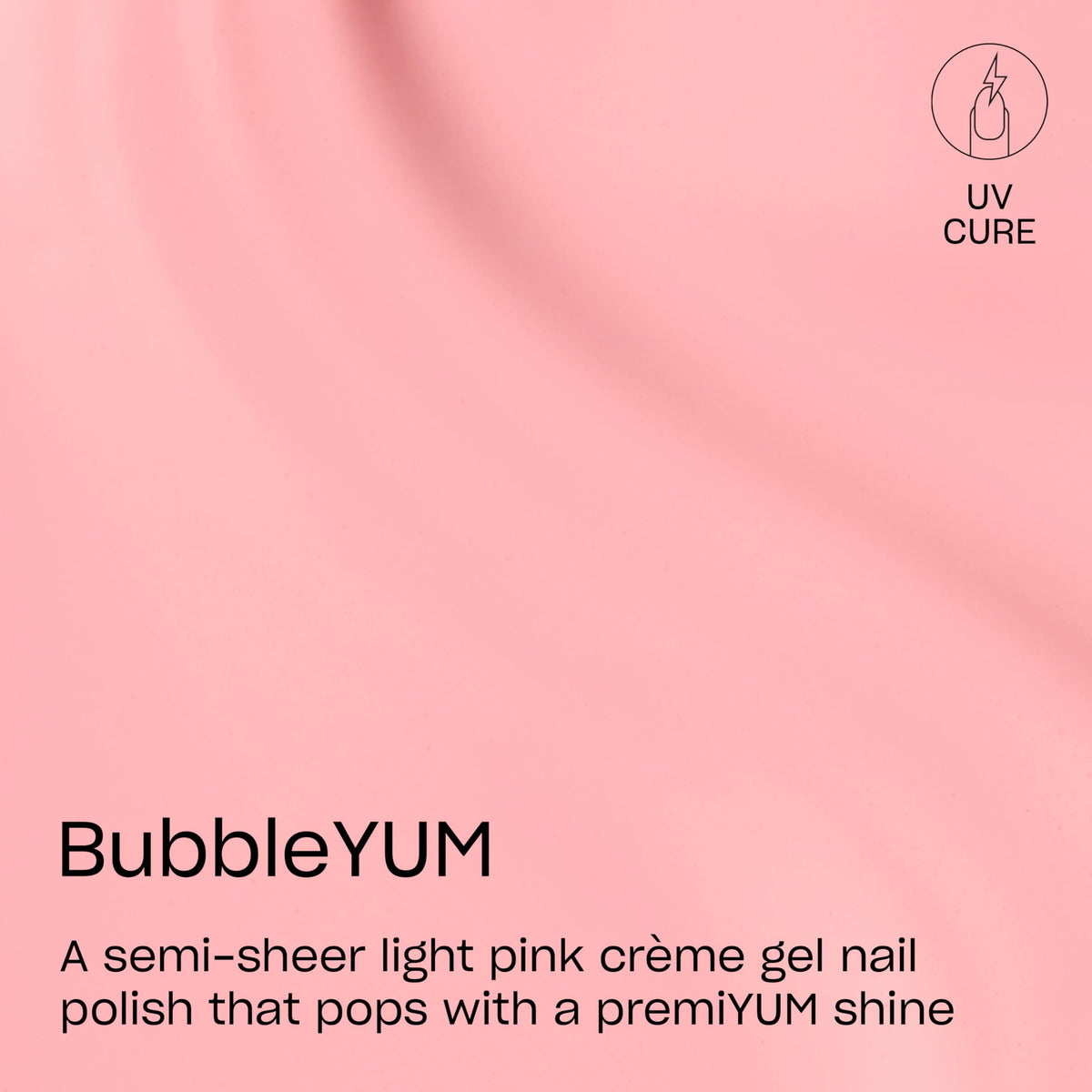 Close-up of OPI GELement BubbleYUM Gel Nail Polish bottle