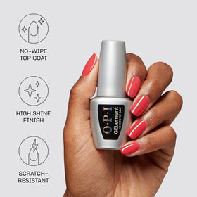 Close-up of OPI GELement No-Wipe Top Coat brush