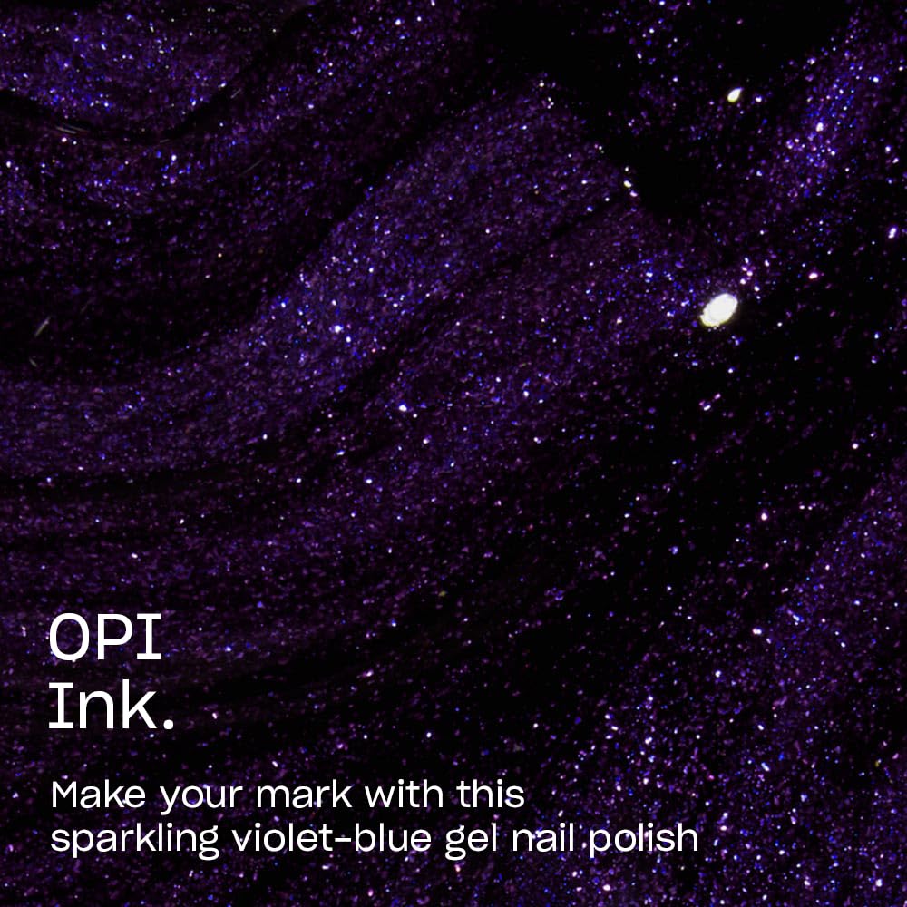 Close-up of OPI Ink Nail Lacquer brush