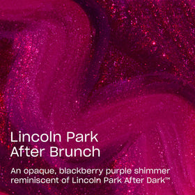 Close-up of OPI Lincoln Park After Brunch Nail Polish bottle