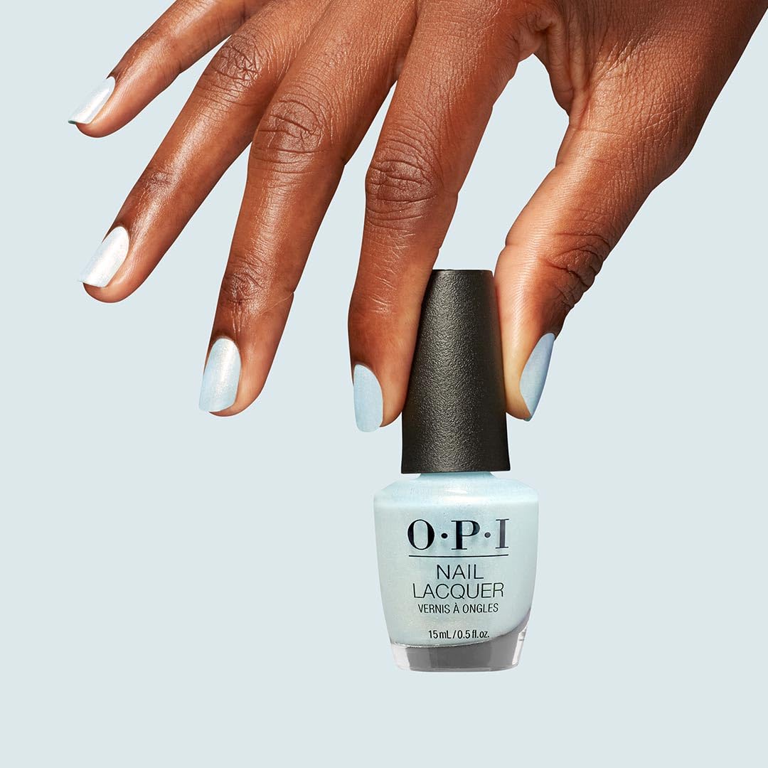 Close-up of OPI Nail Lacquer Air We Go brush