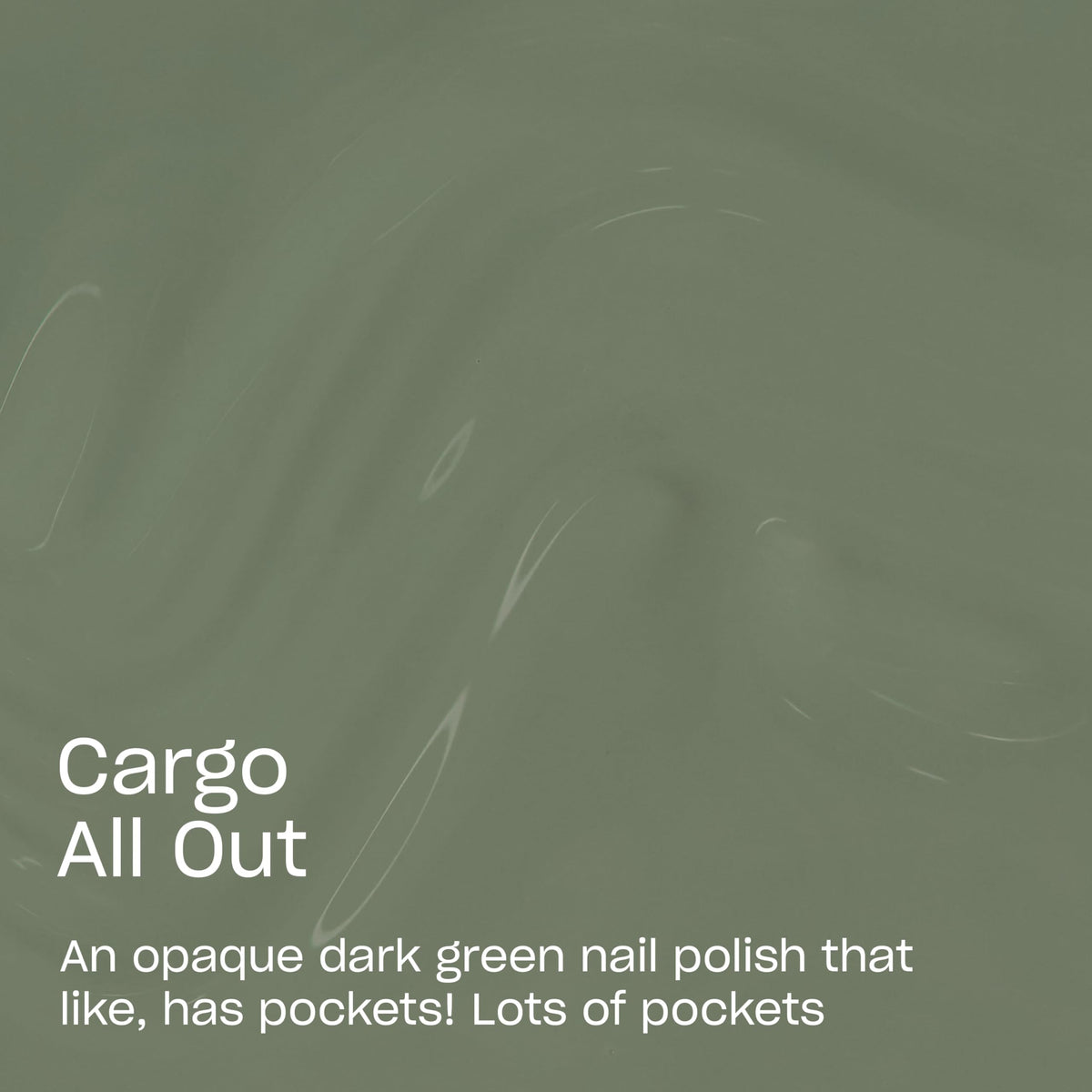Close-up of OPI Nail Lacquer Cargo All Out brush and polish