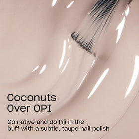 Close-up of OPI Nail Lacquer Coconuts Over OPI bottle