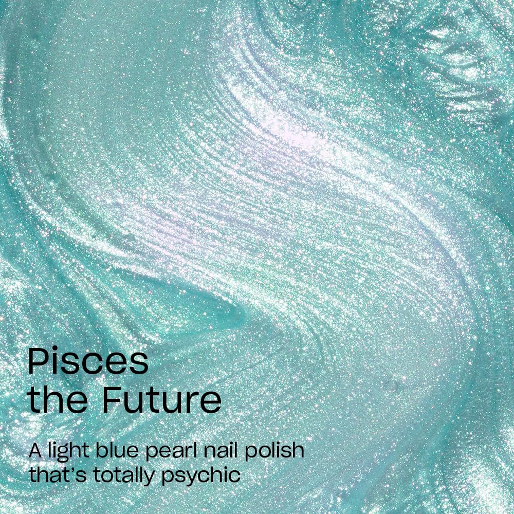 Close-up of OPI Nail Lacquer Pisces the Future brush