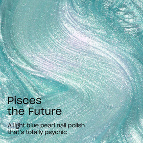 Close-up of OPI Nail Lacquer Pisces the Future brush