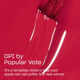 Close-up of OPI Nail Lacquer ProWide brush