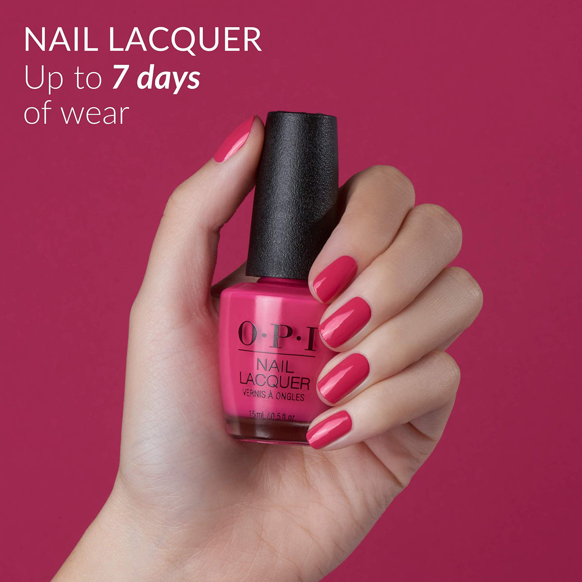 Close-up of OPI Nail Lacquer texture