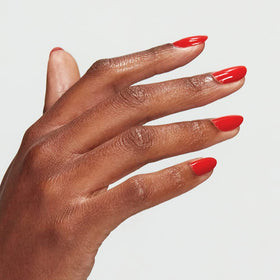 Close-up of OPI Rust & Relaxation nail polish texture