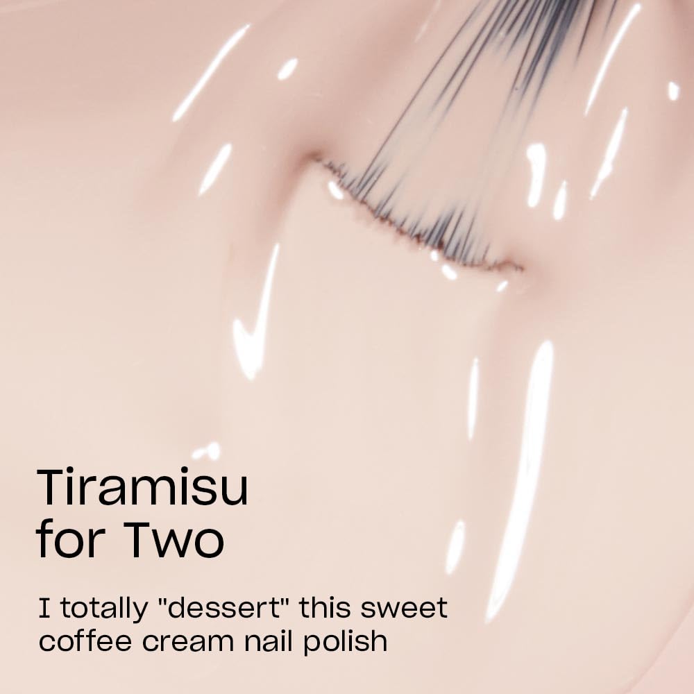 Close-up of OPI Tiramisu for Two nail polish bottle