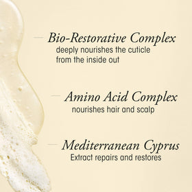 Close-up of ORIBE Gold Lust Shampoo texture