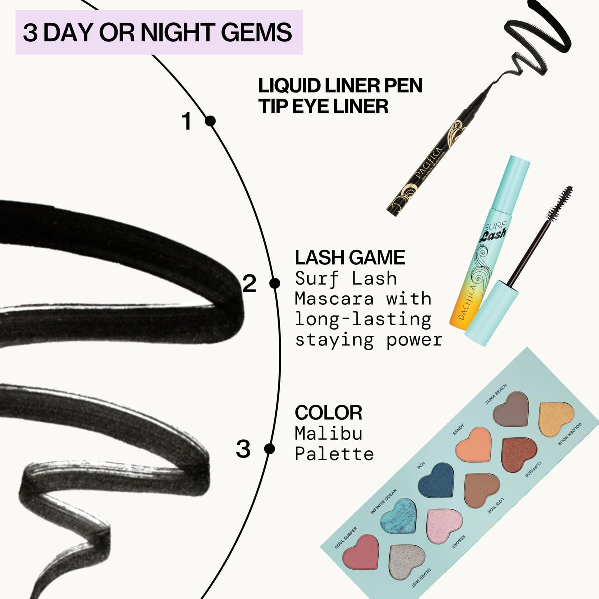 Close-up of Pacifica Black Liquid Eyeliner Pen tip
