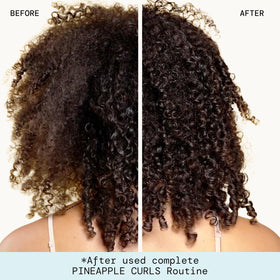 Close-up of Pacifica Pineapple Curls Conditioner texture