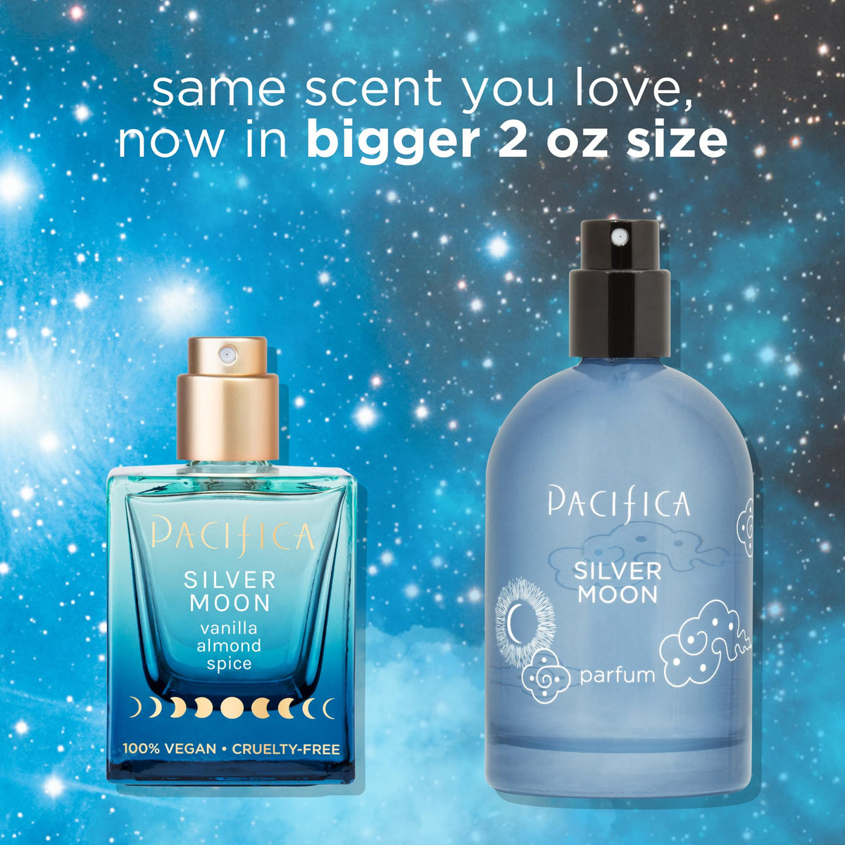 Close-up of Pacifica Silver Moon Perfume spray nozzle