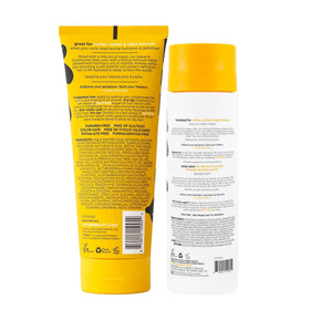 Close-up of PATTERN Cleansing Shampoo lather on hair