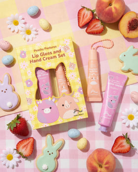 Close-up of Patty the cow Strawberry Hand Cream tube