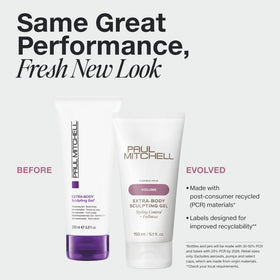 Close-up of Paul Mitchell Extra-Body Sculpting Gel texture