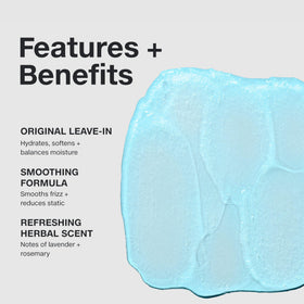 Close-up of Paul Mitchell Leave-In Conditioner ingredients list