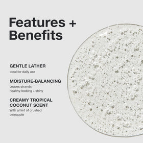 Close-up of Paul Mitchell Shampoo One ingredients