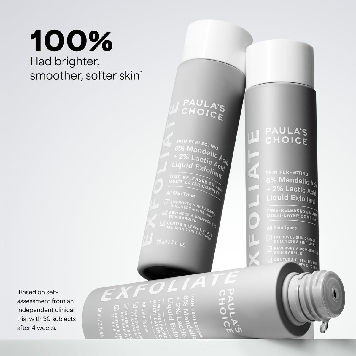 Close-up of Paula's Choice exfoliant texture
