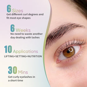 Close-up of PERMANIA lash lift glue balm tube