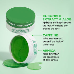 Close-up of Peter Thomas Roth Cucumber De-Tox Hydra-Gel Eye Patches