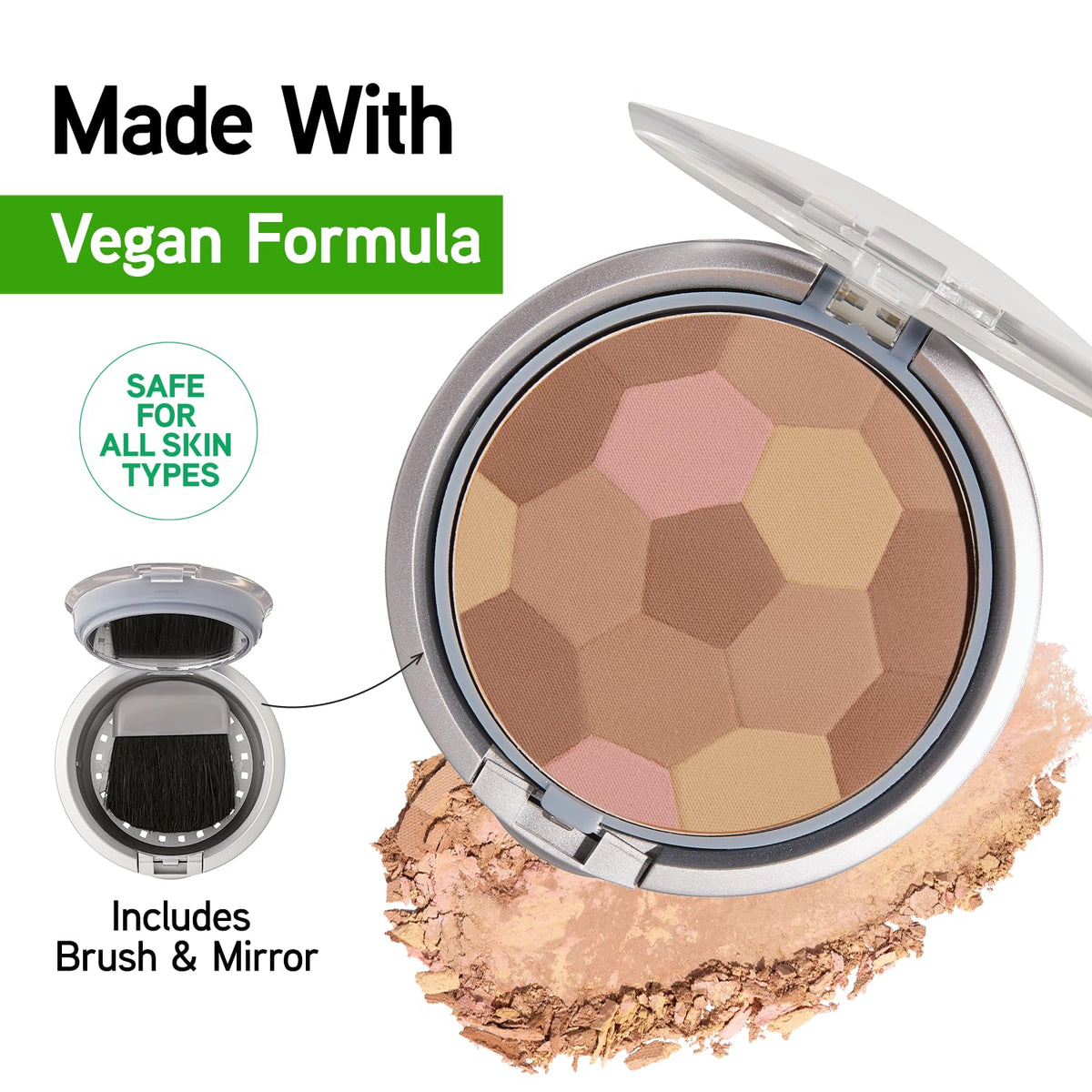 Close-up of Physicians Formula bronzer texture