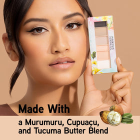Close-up of Physicians Formula Matte Monoi Butter Eyeshadow shades