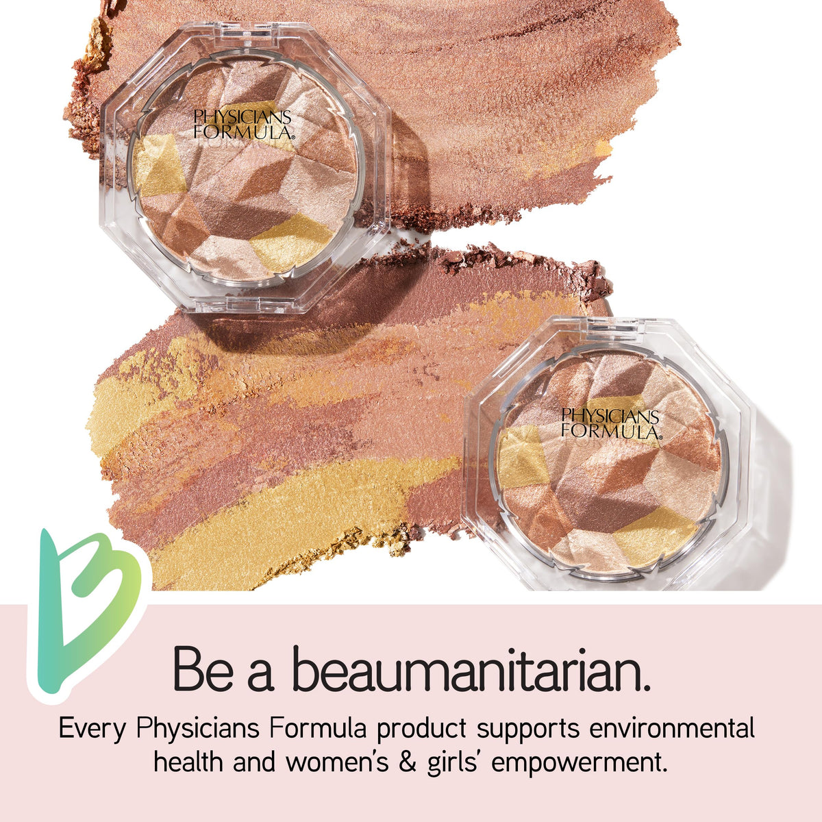 Close-up of Physicians Formula Mineral Wear Luminous Bronzer texture