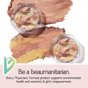 Close-up of Physicians Formula Mineral Wear Luminous Bronzer texture
