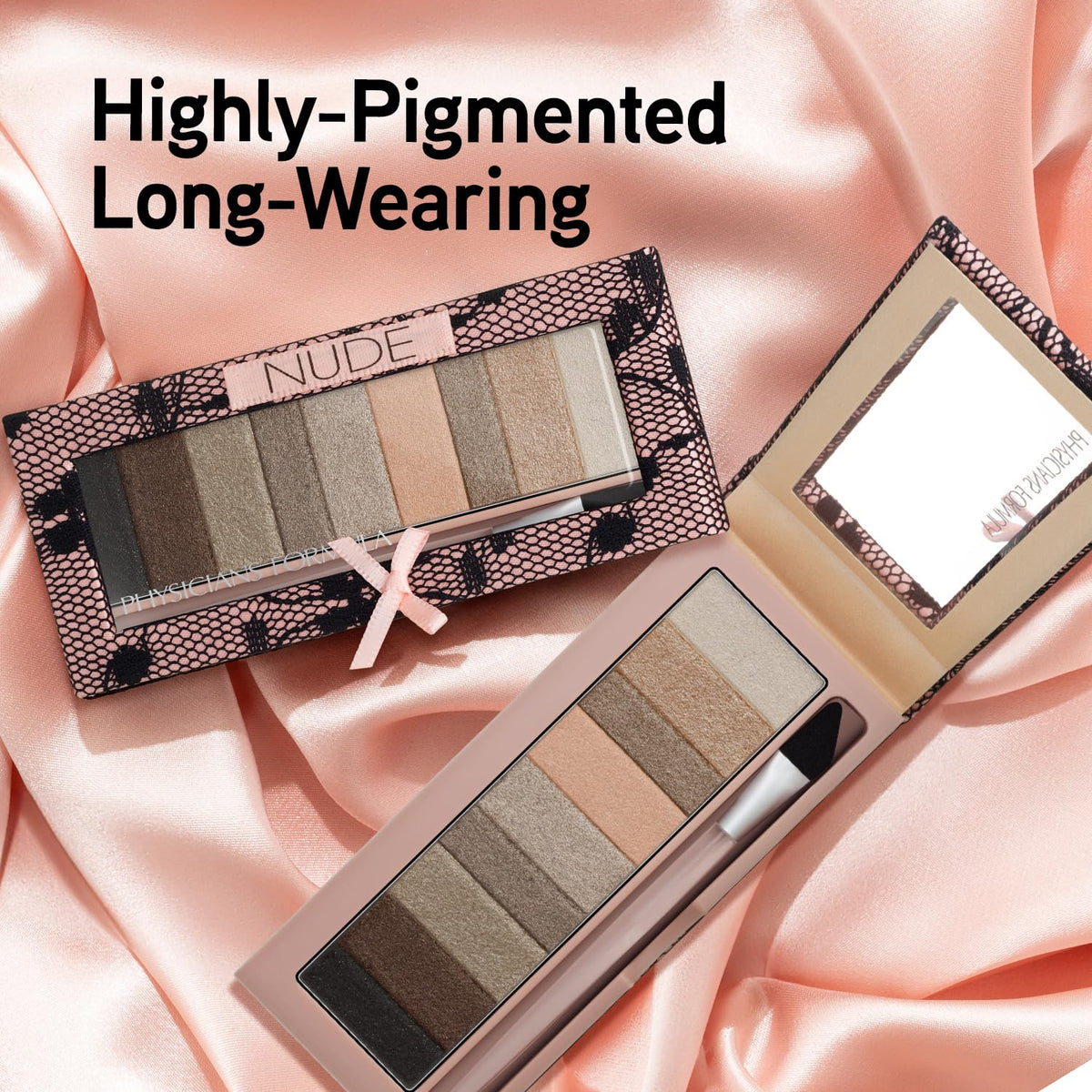 Close-up of Physicians Formula Shimmer Strips Eyeshadow shades