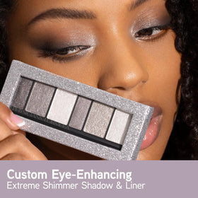 Close-up of Physicians Formula Shimmer Strips shades in palette