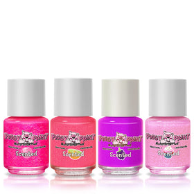 Close-up of Piggy Paint Bubble Gum Bash nail polish bottle