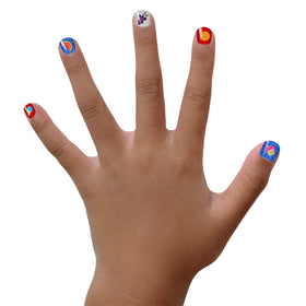 Close-up of Piggy Paint nail polish bottle with applicator
