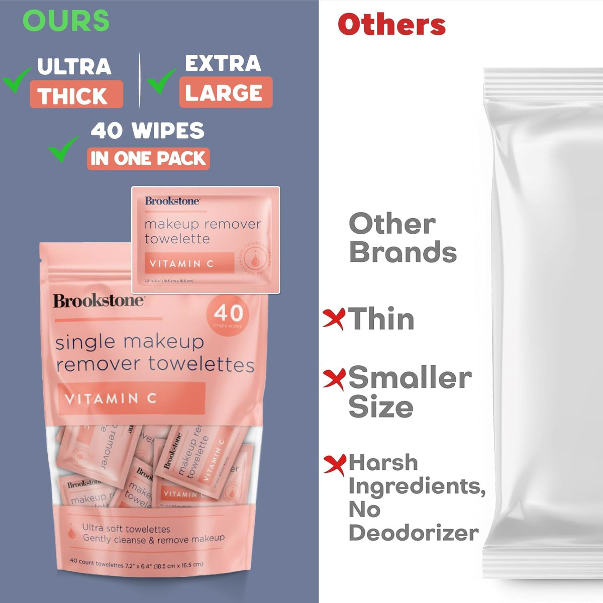 Close-up of Pink Sky Makeup Remover Wipe texture