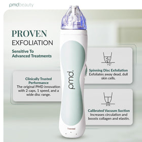 Close-up of PMD Beauty Personal Microderm Classic suction adjustment