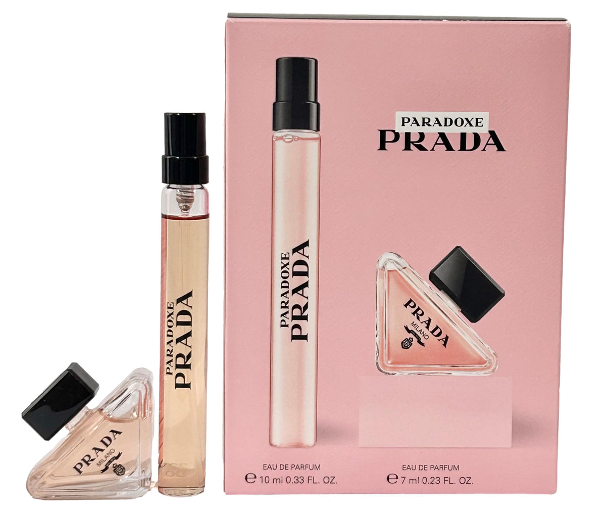 Close-up of Prada 10 ml Mini Paradoxe Travel Spray