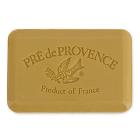 Close-up of Pre de Provence Artisanal Soap Bar showing texture