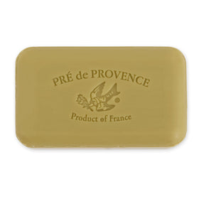 Close-up of Pre de Provence Green Tea Soap texture