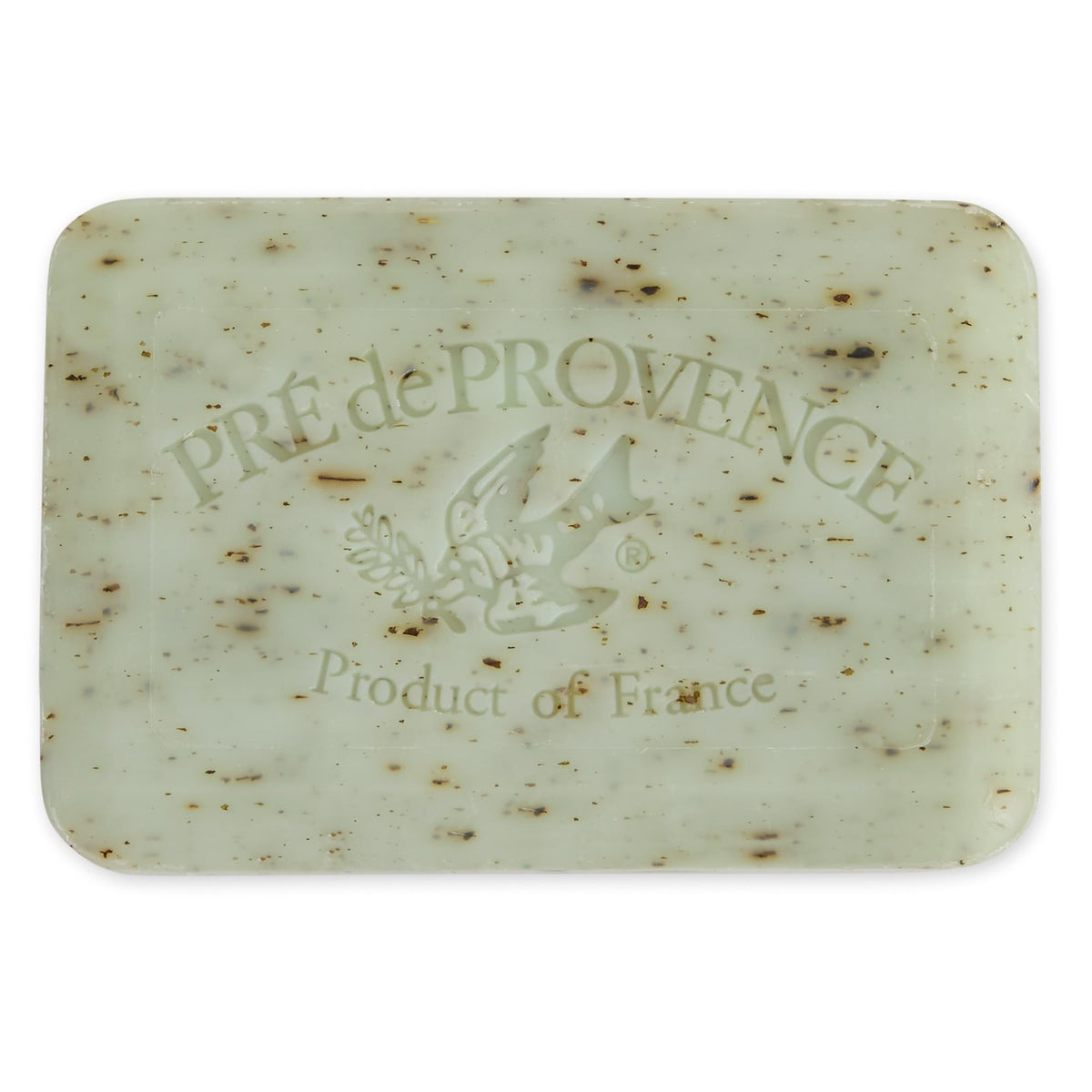 Close-up of Pre de Provence Rosemary Mint Soap Bar texture