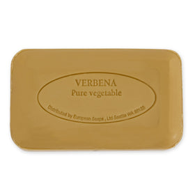Close-up of Pre de Provence Verbena Soap Bar texture