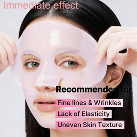 Close-up of Puisa Hydrogel Mask showing texture