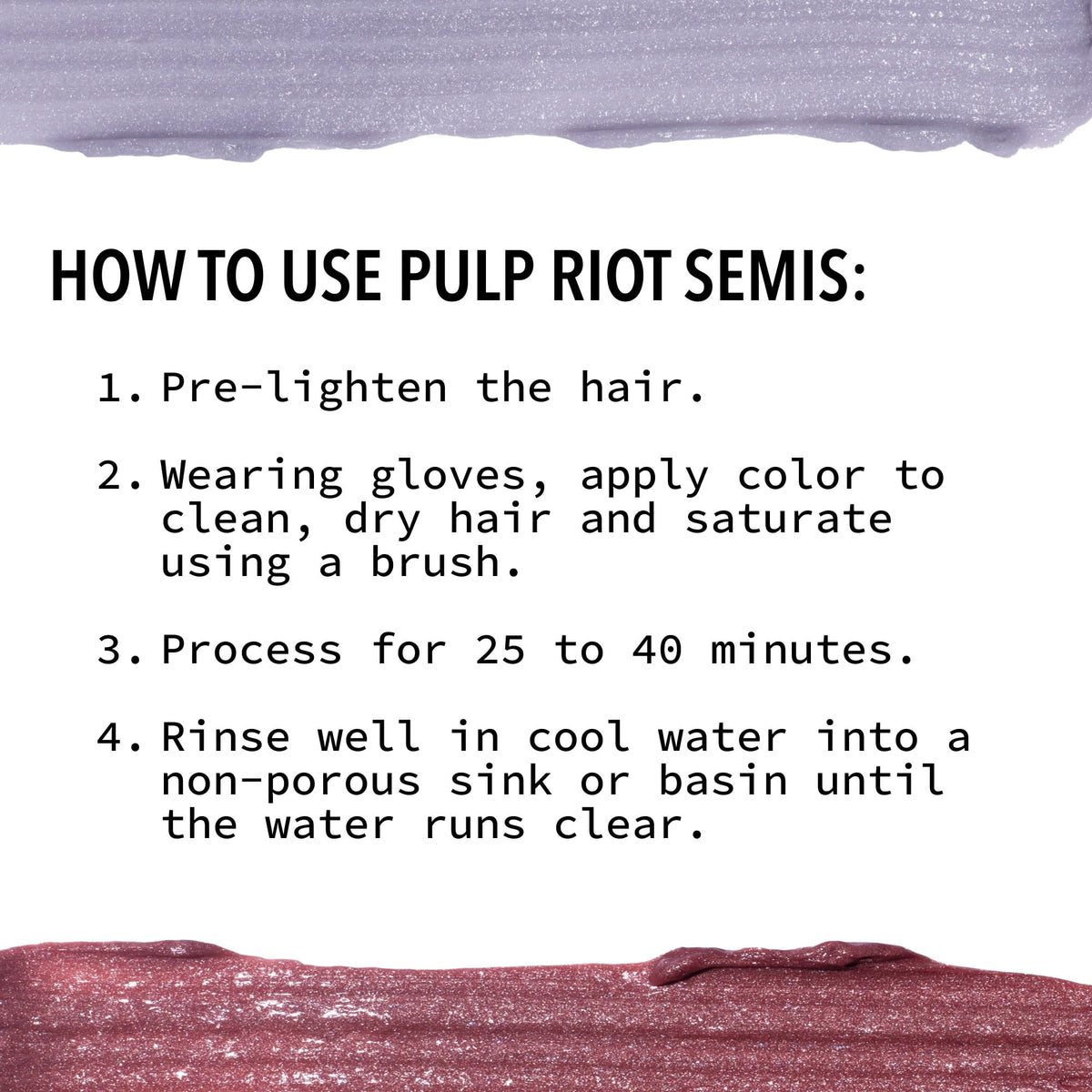 Close-up of Pulp Riot Silversmith hair colour texture