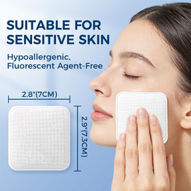 Close-up of PUPUPE Cotton Pads texture