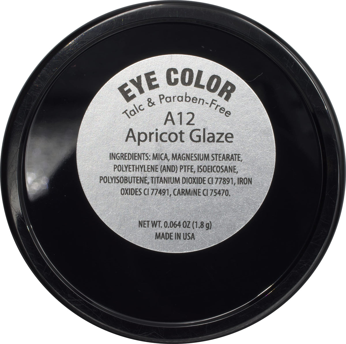 Close-up of Pure Ziva Apricot Peach Glaze Eyeshadow texture