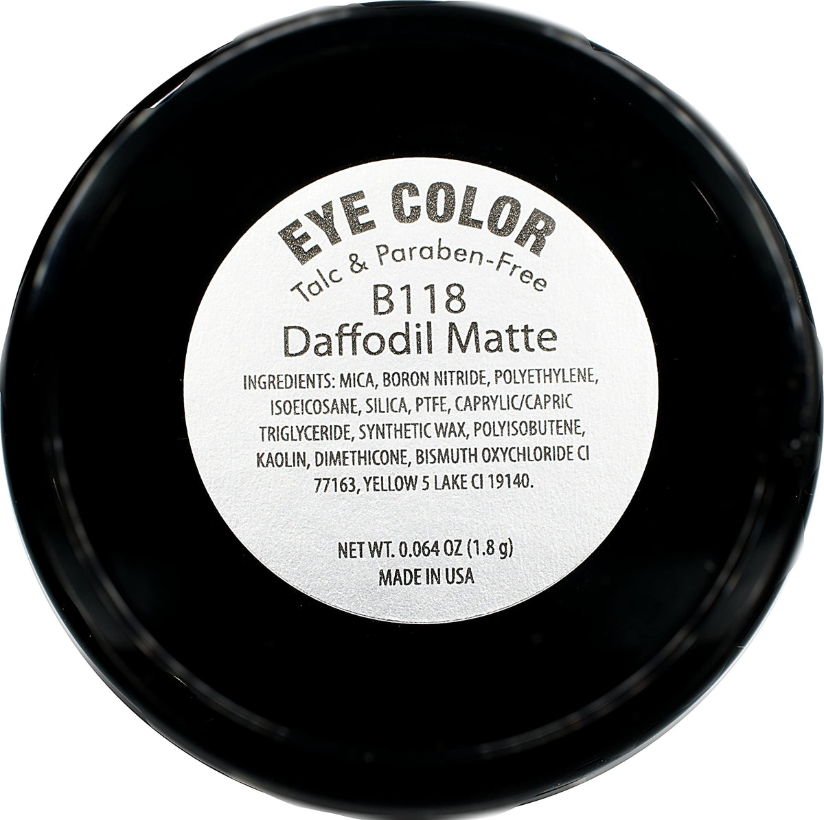 Close-up of Pure Ziva Daffodil Eyeshadow pan