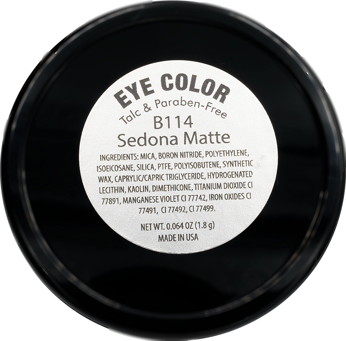 Close-up of Pure Ziva Sedona Eyeshadow pan