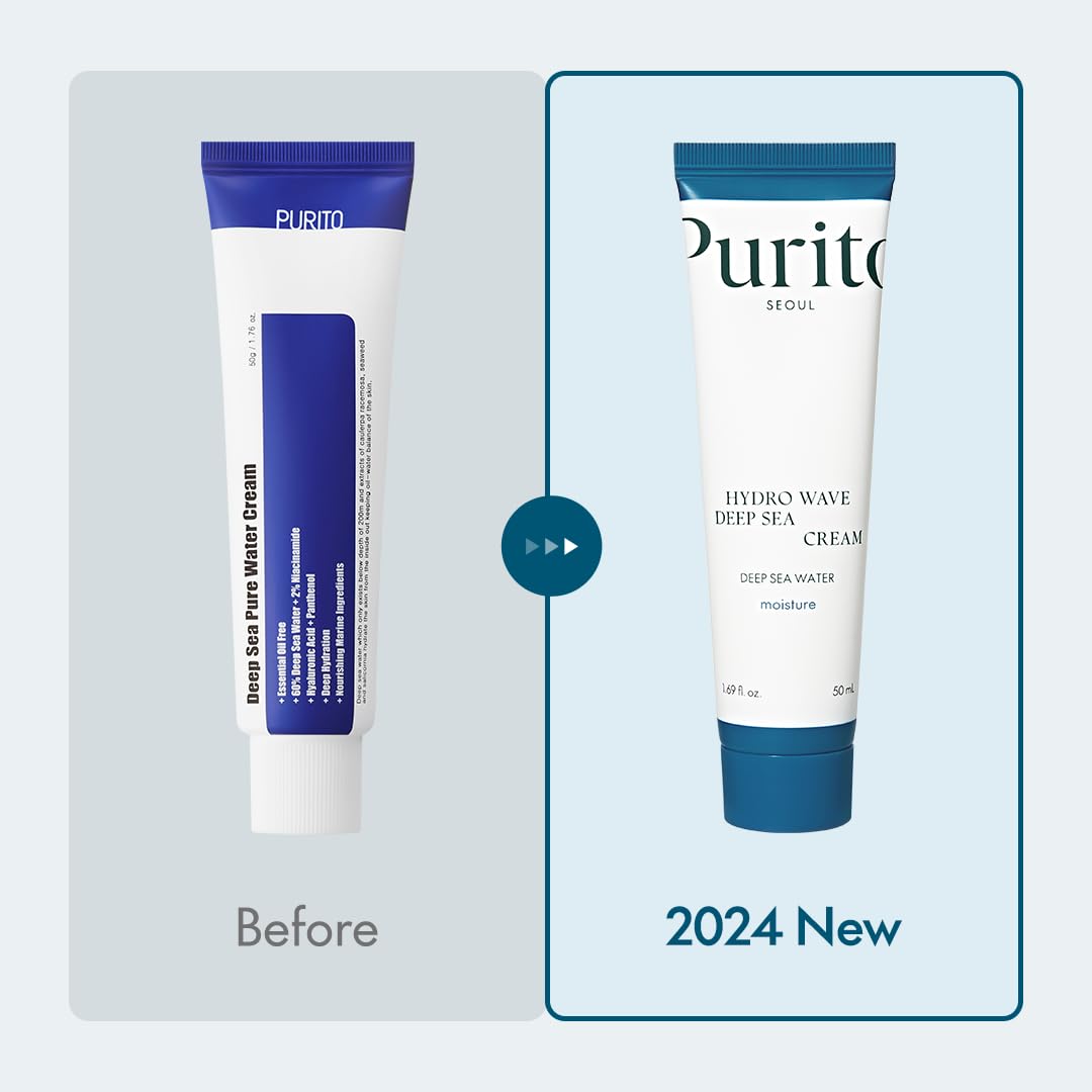 Close-up of PURITO Deep Sea Cream texture