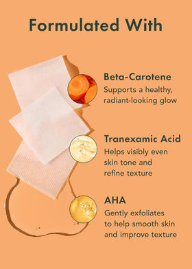 Close-up of Rael Miracle Clear Toner Pads textured side