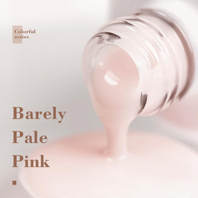 Close-up of RARJSM Nude Gel Nail Polish application