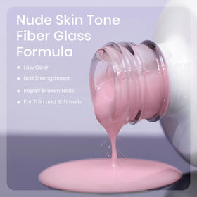 Close-up of RARJSM Rubber Base Gel texture